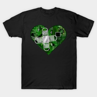 Modern design love computer components T-Shirt